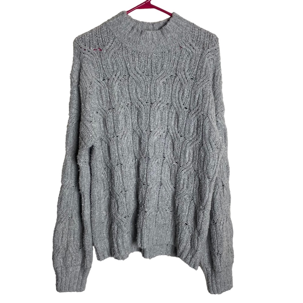 Gypsy Cloud Women's Chunky Cable Knit Sweater Size Large